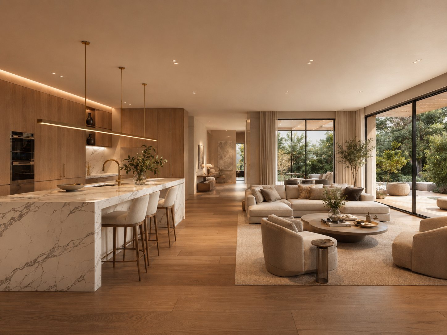 Reforma integral de cocina y salón en Pozuelo de Alarcón